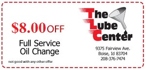 oil change coupon Boise